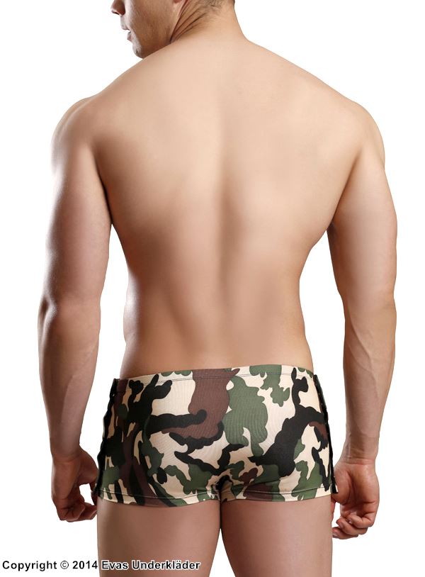 Camouflagemönstrade boxershorts